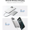 Baseus magnetinis išorinis akumuliatorius 5000 mAh, 20 W, MagSafe, USB-C, itin plonas, PPKPC-0520