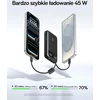 Baseus powerbankas 20000 mAh 45 W su 2 integruotais USB-C laidais E00311