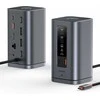 Baseus Spacemate WIN 11‑in‑1 USB‑C dokinė stotelė, 2x HDMI, DP, 100 W PD, 10 Gb/s, pilka