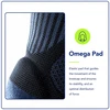 Bauerfeind kelio stabilizatorius Knee Support XL su silikoniniu girnelės žiedu