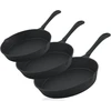 BBQ-Toro ketaus keptuvių rinkinys, 3 vnt., Ø 16 cm, Ø 20 cm, Ø 24 cm, GPF-Set