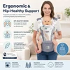 Bebamour ergonominė kūdikio nešioklė su klubų sėdyne, medvilninė, 0–36 mėn., TC26