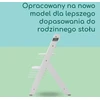 Bebe Confort Bebeconfort medinė maitinimo kėdutė Timba 2, nuo 6 mėn., iki 110 kg, balta