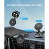 Beeasy 15 W magnetinis automobilinis laikiklis su belaidžiu MagSafe įkrovikliu, siurbtukas