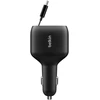 Belkin automobilinis įkroviklis USB-C 75 W su ištraukiamu 75 cm kabeliu CCC001hqBK