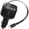 Belkin automobilinis įkroviklis USB-C 75 W su ištraukiamu 75 cm kabeliu CCC001hqBK