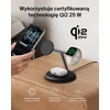 Belkin belaidė įkrovimo stotelė 3 viename su Qi2, 25 W, USB-C, WIZ050kqBK