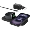 Belkin BoostCharge Pro 2 viename sulankstomas magnetinis Qi2 belaidis įkroviklis 15 W WIZ026vfBK
