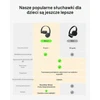 Belkin vaikiškos belaidės ant ausų dedamos ausinės Bluetooth 5.4, 55 val., AUD012hqBK