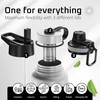 Bemaxx ACTIVE FLASK Nerūdijančio plieno gertuvė su šiaudeliu 950 ml, pilka