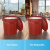 BenBow plastikinis kibiras su dangčiu, 30 l, raudonas