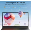 BENFEI nešiojamasis monitorius 15,6 colio Full HD IPS HDR USB-C HDMI 000451black