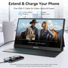 BENFEI nešiojamasis monitorius 15,6 colio Full HD IPS HDR USB-C HDMI 000451black