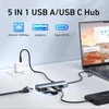 BENFEI USB-C į Gigabit Ethernet adapteris su 3 USB 3.0 jungtimis, 5 Gb/s, 000386grey