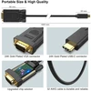 BENFEI USB-C į VGA laidas 1.8 m, 1920 x 1200, 60 Hz, modelis 000204black