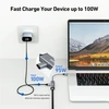 BENFEI USB-C ir Gigabit Ethernet (RJ45) tinklo adapteris su 100 W PD, 000362grey
