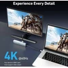 BENFEI USB-C šakotuvas 6 viename su HDMI 4K 60 Hz, 100 W įkrovimu ir Gigabit Ethernet BNF-USBC-0379G
