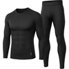 BENNIES vyriškas terminio apatinio trikotažo komplektas, juodas, 3XL, FKTHERMAL
