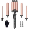 BESTOPE PRO plaukų garbanojimo žnyplės 5 viename su 25 mm keraminiais antgaliais F8