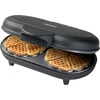 Bestron dviguba vaflinė širdelės formos vafliams, 1200 W, ADWM1000BL