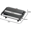 Bestron elektrinis grilis 700 W su nepridegančia danga, 22,5 × 14 cm APM123Z