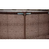 Bestway rėminis baseinas su filtravimo pompa, 366 x 100 cm, 9150 l, rataninis dizainas