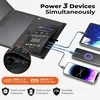 BigBlue saulės baterija 28 W, lankstoma, 2x USB-C, 1x USB-A, IP44, nešiojama, B401 LG-US