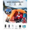 BigBlue saulės telefono įkroviklis 25 W, su USB-A ir USB-C, atsparus vandeniui IP68, sulankstomas