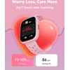 BIGGERFIVE išmanusis laikrodis vaikams su 1.8 col. ekranu, Bluetooth ir IP68, BW02