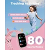 BIGGERFIVE išmanusis laikrodis vaikams su 1.8 col. ekranu, Bluetooth ir IP68, BW02