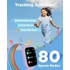 BIGGERFIVE vaikiškas išmanusis laikrodis su 1.8 col. HD ekranu, Bluetooth, IP68, BW02