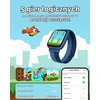 BIGGERFIVE vaikiškas išmanusis laikrodis su 1.8 col. ekranu, Bluetooth, IP68, BW02