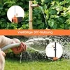 Biling saulės energija varoma fontano pompa su 4 antgaliais, 35 W, 1500 l/h, PY2335WO