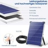 Biling saulės energijos vandens fontano pompa 12 W, 605 l/h, 4 antgaliai, sodo tvenkiniams, PY2312WB