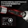 BILITOOLS plonasienių smūginių galvučių komplektas ratų veržlėms 1/2 col., 7 vnt., B1R95484