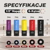 BILITOOLS smūginių ratų veržlių galvučių rinkinys 1/2 col., 15–22 mm, B1R95499