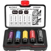 BILITOOLS smūginių ratų veržlių galvučių rinkinys 1/2 col., 15–22 mm, B1R95499