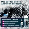 bio-chem CLEANTEC dviračių valymo rinkinys, 7 dalių, valikliai ir 3 šepetėliai, 1600 ml