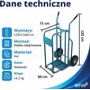 BITUXX malkų transportavimo vežimėlis su pneumatinėmis padangomis iki 100 kg, 15908