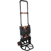 Black & Decker Juodas+DECKER sulankstomas platforminis vežimėlis 2 viename, teleskopinė rankena, maksimali apkrova 120 kg, BXWT-H206