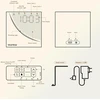 blonbar naktinė stalinė LED lempa 10 W su USB įkrovimu ir žadintuvu AJ300F