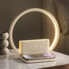 blonbar žadintuvas su šviesos funkcija, LED lempa, Qi 10 W įkrovimu ir modeliu AJ310B