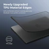 BlueSwan kietas dėklas MacBook Air 13,3 col. A2337 A2179 A1932, matinis juodas