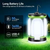 Blukar stovyklavimo LED žibintuvėlis, 7 apšvietimo režimai, 60 LED, 3600 mAh akumuliatorius, 2 vnt., K9107