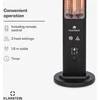 Blumfeldt Heat Guru Plus infraraudonųjų spindulių lauko ir vidaus šildytuvas, 1200 W, IP65, juodas