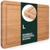 Blumtal bambukinė pjaustymo lenta su grioveliu, 38 x 25 x 2 cm, antibakterinė, 2 cm storio