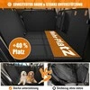 BMAOBBO vandeniui atsparus galinės sėdynės užvalkalas šunims, 127 x 62 cm, su tvirta PVC danga