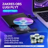 BNEHHOV išorinis CD/DVD įrenginys su USB 3.0 šakotuvu ir SD/TF kortelių skaitytuvu