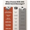 BOB AND BRAD H60 rankų masažuoklis su šiluma ir suspaudimu