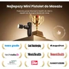 BOB AND BRAD Q2 Pro mini masažinis pistoletas su šildymo ir vėsinimo galvute, USB-C